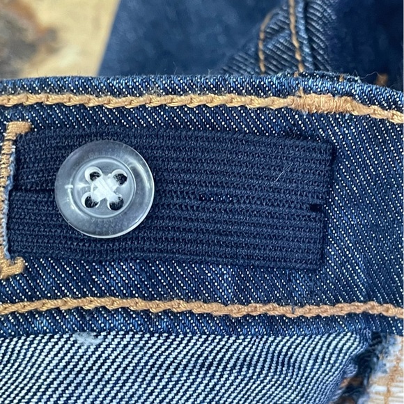 NWT!  Girls Old Navy high rise dark denim shorts adjustable waist size 14 - Picture 4 of 10